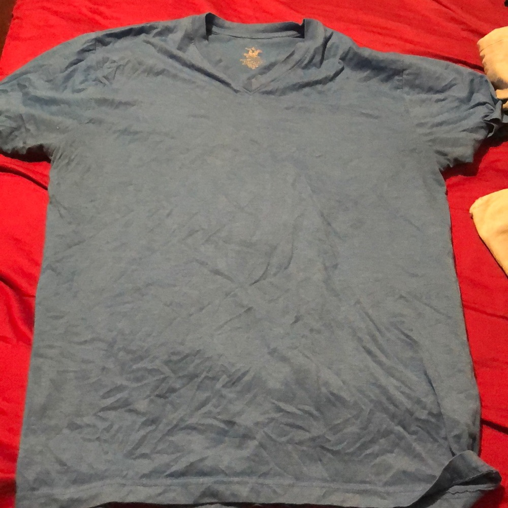 Blue Beverly Hills shirt V neck